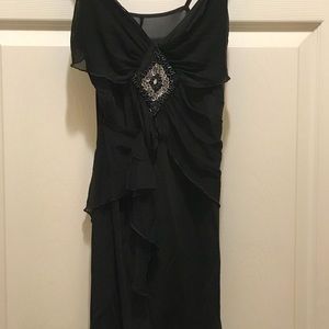 Black cocktail dress